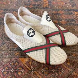 Men’s Authentic Vintage Gucci tennis slip on shoes